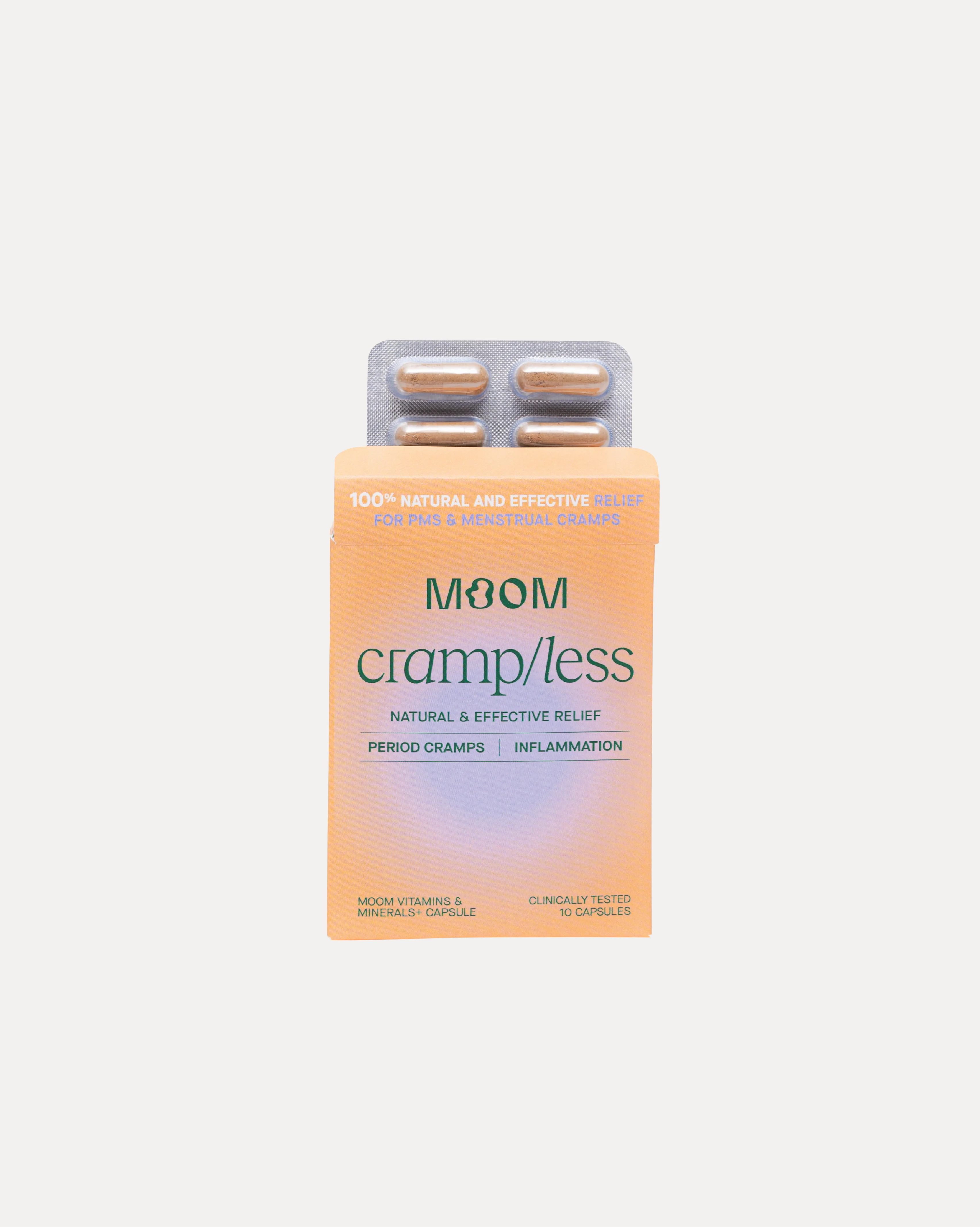 cramp/less blister pack