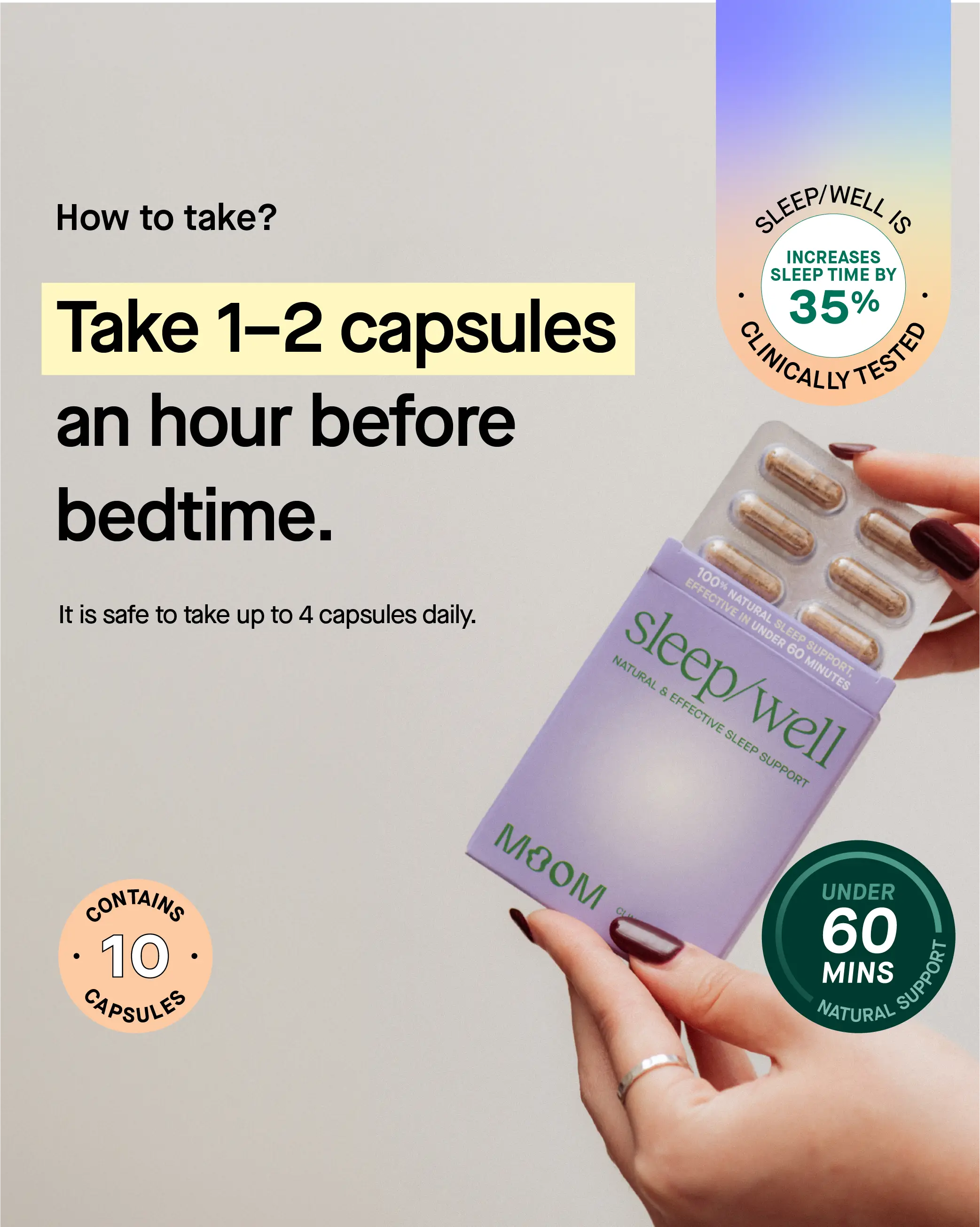 sleep/well blister pack