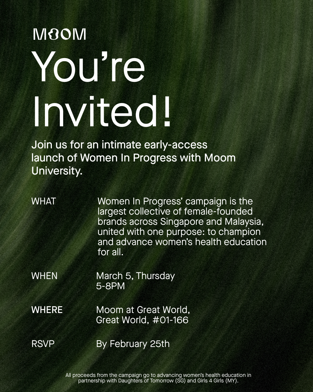 Moom University WIP Early Access Launch Event