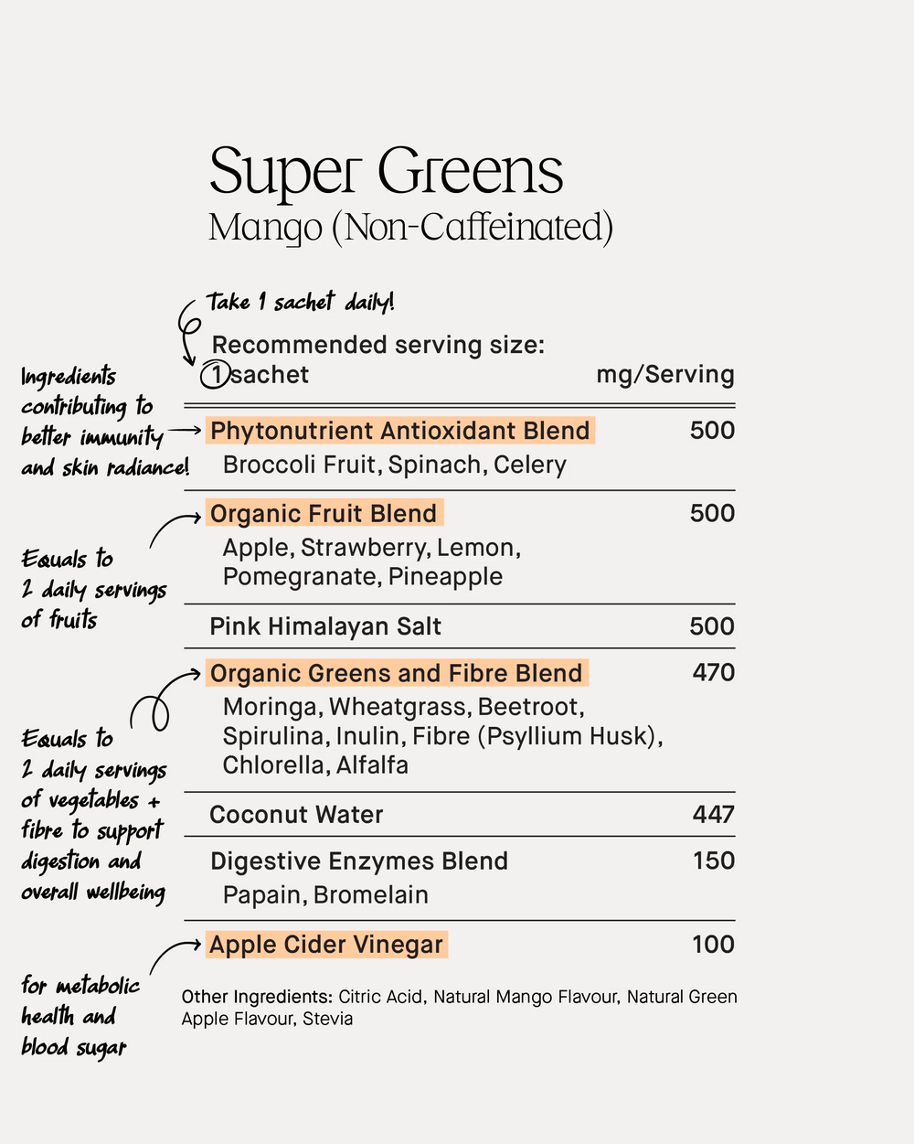 Super Greens 蔬菜饮品粉