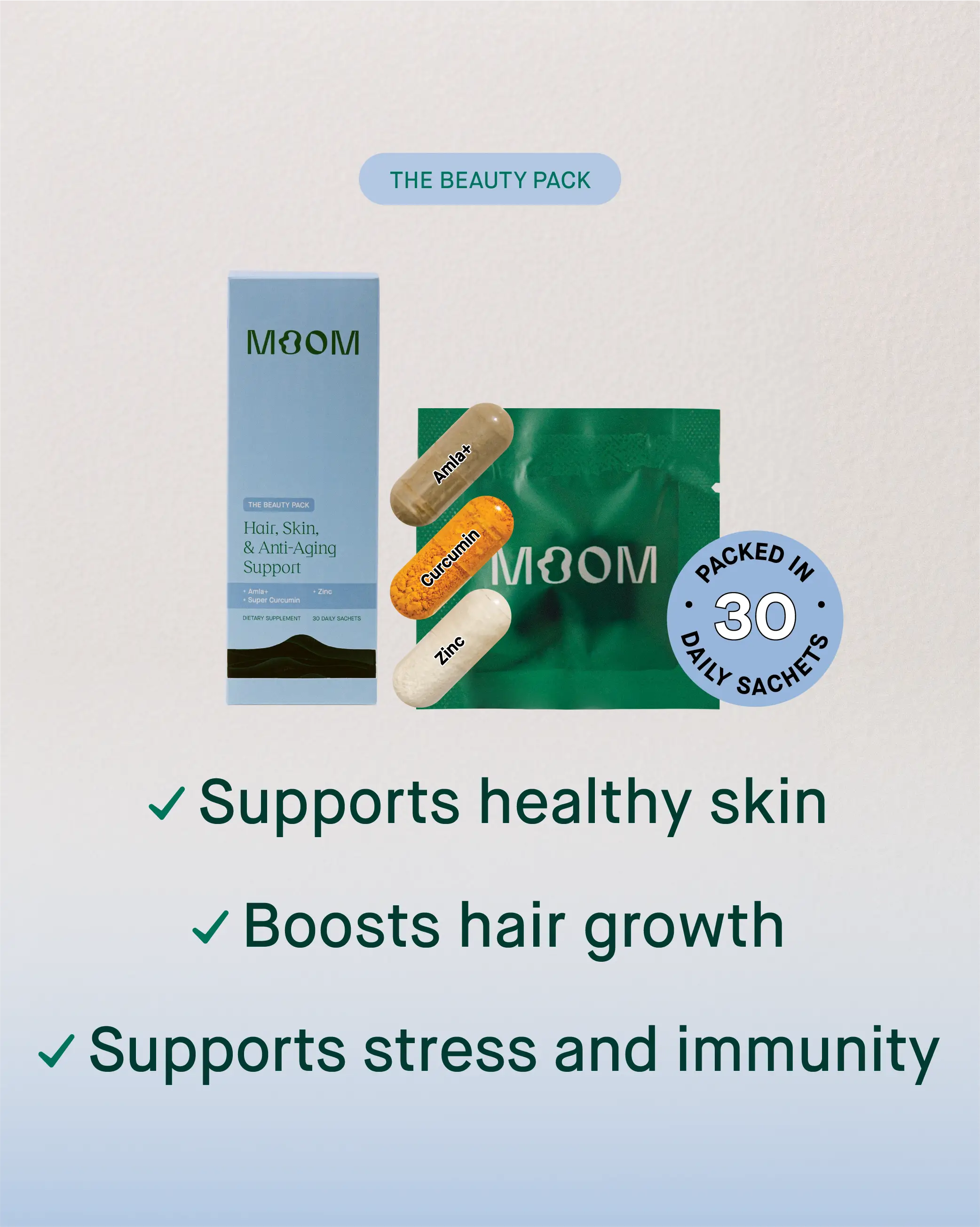 The Beauty Pack: Hair, Skin, and Anti-Aging Support