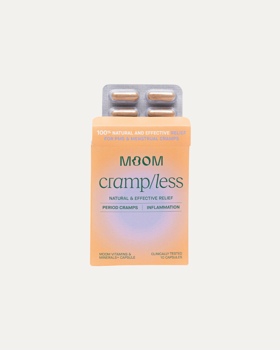 cramp/less blister pack
