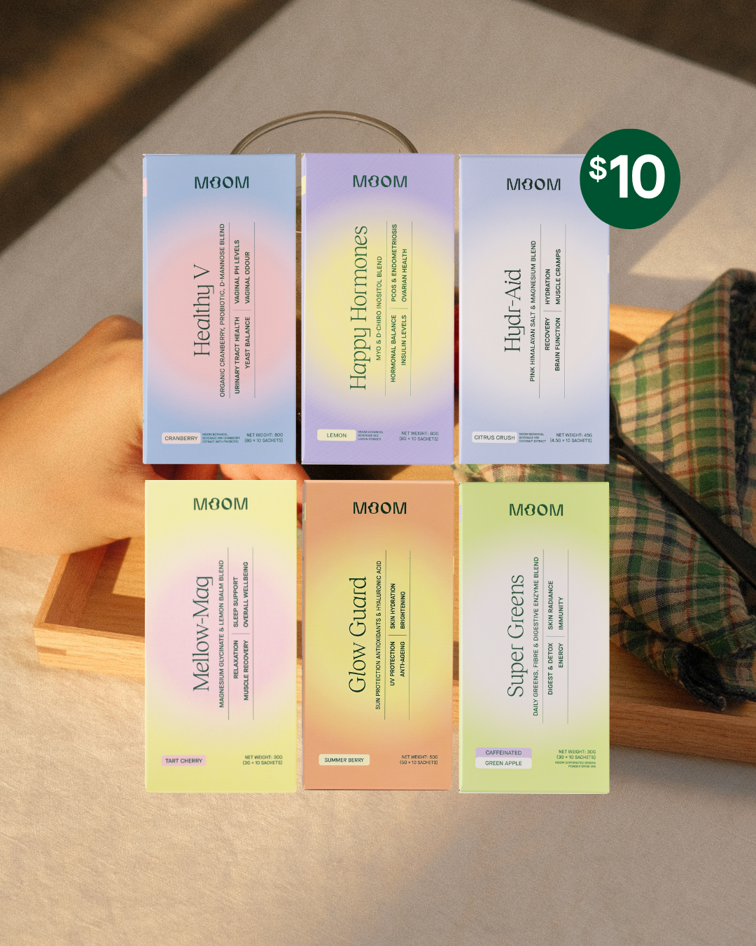 Moom Powders Sampler Pack